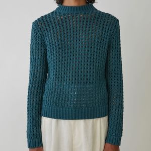 ACNE STUDIOS NWT SS18 Chunky Knit Blue Sweater
